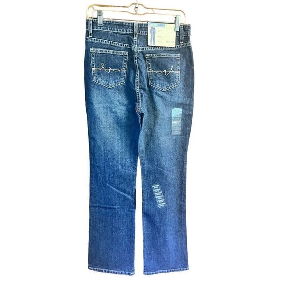 St John’s Bay *Stretch * Bootcut * Straight Jeans Sz 8 Long NWT - Picture 2 of 10